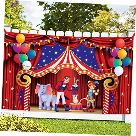 , XtraLarge, Circus Banner – 72×44 Inch | Circus Theme Party Decorations,