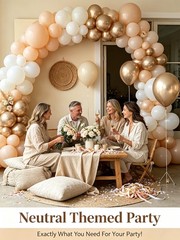 CVPARTYON Beige Champagne Gold Balloons 60 Pcs 12 Inch Cream Tan Nude Neutral…
