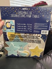 Twinkle Twinkle Little Star 27 Piece Table Decorating Kit Party Supply New!!!