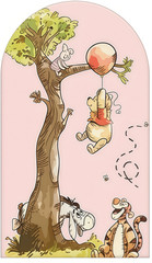 Winnie the Pooh Arch Backdrop Cover Background Photo Happy Birthday Party Decor