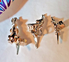 RARE FIND Celebrate with Pooh! 6 silver-plated Cupcake/Birthday candle Keepsakes