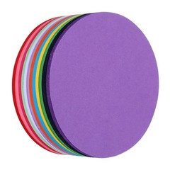 Assorted Colors 4 Inch Round Circle Cutouts Paper DIY Craft Cardstock 360 PCS
