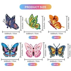 36 Pieces Butterfly Hanging Swirl Decoration Summer Spring Party Streamer But…