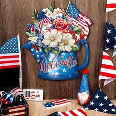 Independence Day 250th Anniversary Wooden Sign – Perfect for Celebrations