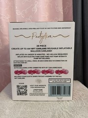 PartyAire Pink Paradise 28 Piece Reusable Inflatable PVC Balloon Garland