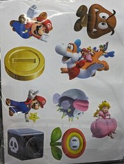 10 Pc Super Mario Party Supplies For Birthday Mario Bros B-day Party Supplies