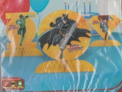 JUSTICE LEAGUE Batman Superman DC Comic Table Centerpiece Birthday Costume Party