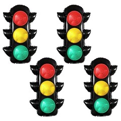 4Pcs Traffic Light Balloons 23.3 * 31.7 inches Racing Car Party Decoration Su…