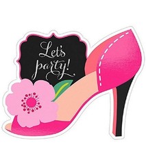 32x Fancy Shoe Large Novelty Invites & Envelopes 4″ x 6″ NEW + FAST SHIPPING
