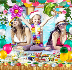 Luau Party Decorations(178Pcs), Hawaiian Party Decorations Kit