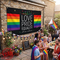 KatchOn XtraLarge Pride Banner Rainbow
