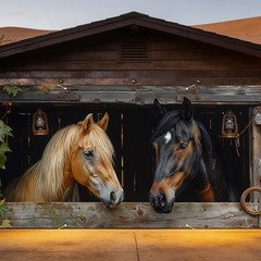 Garage Door Covers Banner Hanging Decor Backdrop 6X13Ft Polyester Rustic Farm…