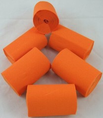 Clikkabox -6 Dark Blue Wide Crepe paper Streamers 80mm x 10m quauliy decoration
