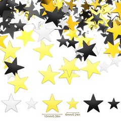 60g Star Confetti Glitter Table Confetti Metallic Foil Stars for Christmas Pa…