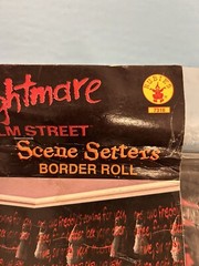 Nightmare Elm Street Halloween Freddy Wall Decoration Scene Rubies Border Roll