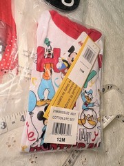 Mickey Mouse Minnie Mouse Girl 1st Birthday Party Decor + Birthday Jammies Pjs