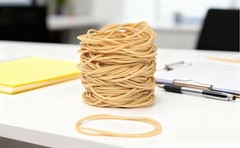 260Pcs Long Rubber Bands for Balloon Arch, Size #117A | Stretchy Elastic Ligas