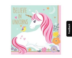 Deluxe Unicorn Sparkle Party Package multiple colors NWT