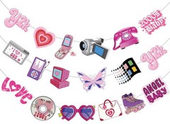Y2k Party Decorations 2000s Themed Party Decor Y2k Birthday Party Supplies