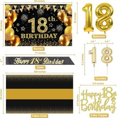 Unforgettable 18th Birthday Decorations Suite