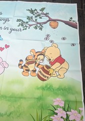 Winnie the Pooh Baby Shower Background Birthday Party Banner Decor Backdrop NEW