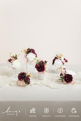 Ling’S Moment Lings Moment Flowers Mini Bridesmaid Bouquets Set Of 6 Pre-Made