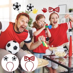 6Pcs Soccer Party Decorations Football Headband Football Hair Bands 2026 Part…