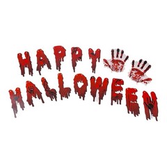 34 Pcs Halloween Decor Balloons 12″ Bloody Zombie Theme Party Decorations Set