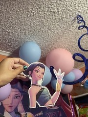 Kpop Demons Hunters Spiral Ceiling Decorations for Birthday Party Supplies