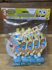 Two Packs 2004 Nickelodeon SpongeBob SquarePants Medallion Blow-outs 16 Total #2