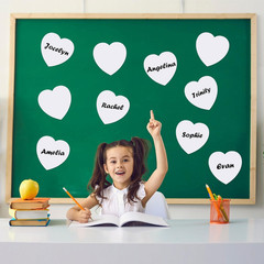 Mixteach 72 Pcs Large Heart Cutout White Paper Heart 6 Inch Heart Shape Die Cut