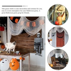 3Pcs Reusable Halloween Gauze Cloth for Indoor Outdoor Scary Party Decoration
