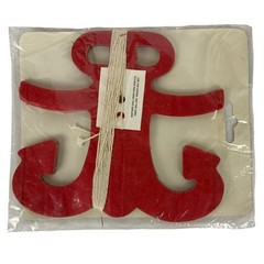 Beistle 12 Ft Anchor Garland Nautical Multicolor Paper Party Decoration 1994