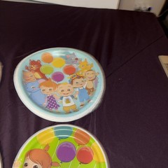 cocomelon 64 party plates 32 6 in 32 8in plates and 16 ct napkins