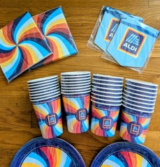 NEW 2026 ALDI 50th Birthday Celebration Box Party Pack Limited Edition Serves 16