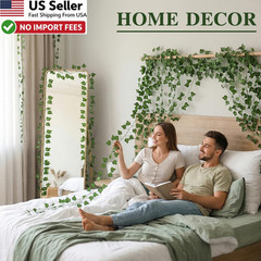 CEWOR Fake Ivy 12Pcs Artificial Vines Greenery Garland Wall Room Decor FROM USA