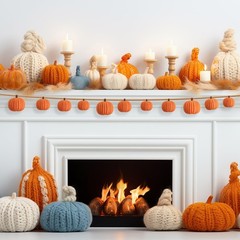 12-Pack Fall Crochet Pumpkins Handmade Fall Decor Set with 2.36, 3.15, 4inch …