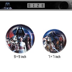 Luke Skywalker Ahsoka Tano Party Supplies Set Plates Cups Tablecloth Napkins