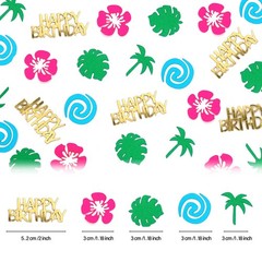 Happy Birthday Confetti-Glitter Moana Birthday Decorations,Moana Party Decor for