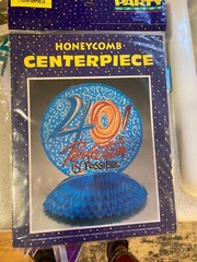 40 Birthday 40th Birthday 40! Perfection is possible Centerpiece Paper 11’ x 10’