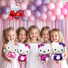12 Pcs Hello Kitty Birthday Balloons – Party Supplies Decorations 28 in