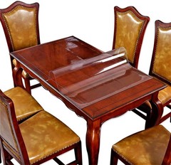 Clear Table Cover Protector Desk Mat 30×50″ – Glass Wood Dining Coffee Table Pad