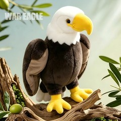 Bald Eagle Stuffed Animal Plush Toy Soft American Eagle Plush for Kid Home Decor