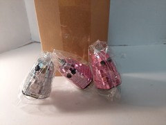 24 Piece Halloween Disco Ghost Ornaments Party Decor Pink Silver Color New
