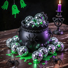 20 Pcs Disco Ball Ornaments – Assorted Sizes for Garden Party, Wedding, Festival
