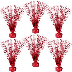 6 Pcs Metallic Foil Spray Centerpiece Party Star Decoration Table Decor for B…