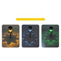 Solar Lawn Light Diamond Style IP44 Rated for Outdoor Garden Camping Decor