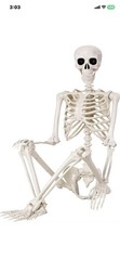 Halloween Oversized Poseable Full Life Size Human Skeleton Decoration