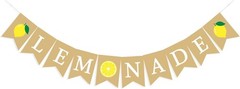 Lemonade Stand Banner for Kids – Rustic Lemonade Banner Sign for Lemonade Sta…