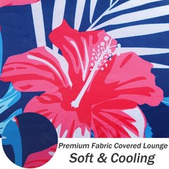 2pcs Inflatable Pool Floats for Adults 2 in 1 Lounge Chair with Bottom Mesh E…